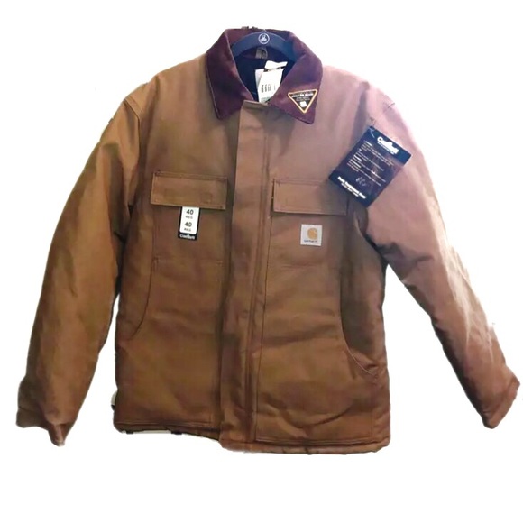 Carhartt Other - New CARHARTT duck traditional brown coat 40R